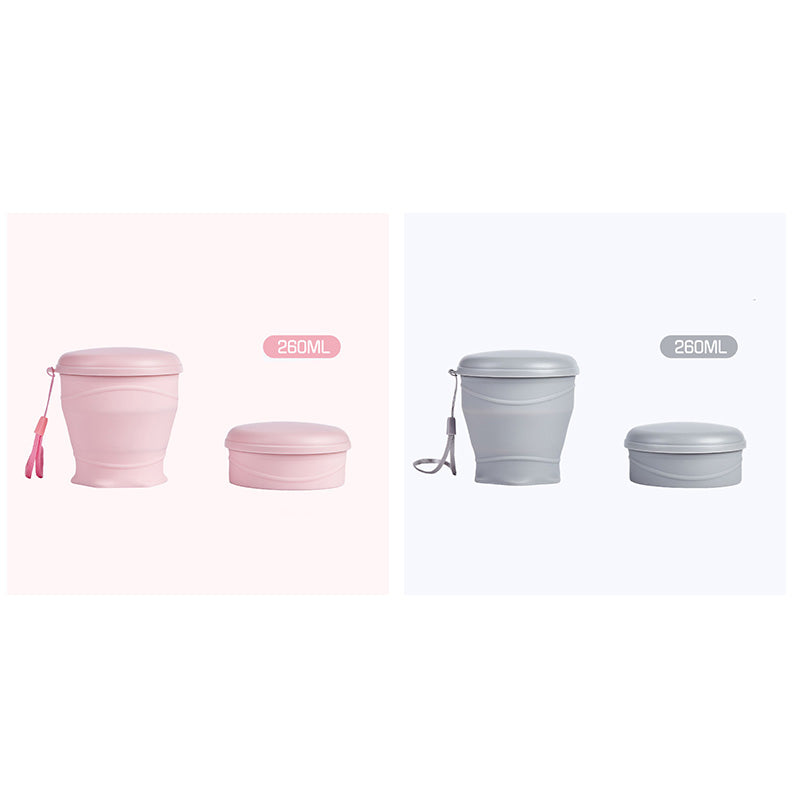 🔥Tazza da viaggio pieghevole in silicone con coperchio