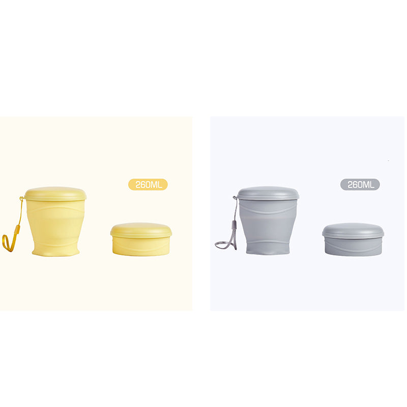 🔥Tazza da viaggio pieghevole in silicone con coperchio