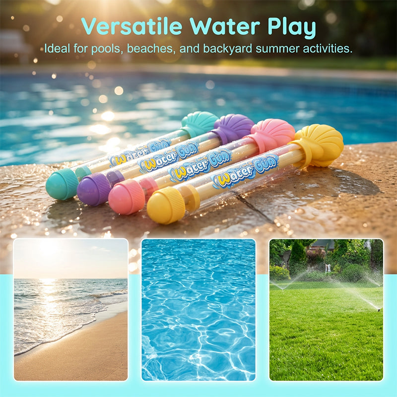 Pistola ad Acqua a Pressione per Bambini con Effetto Fuochi d’Artificio
