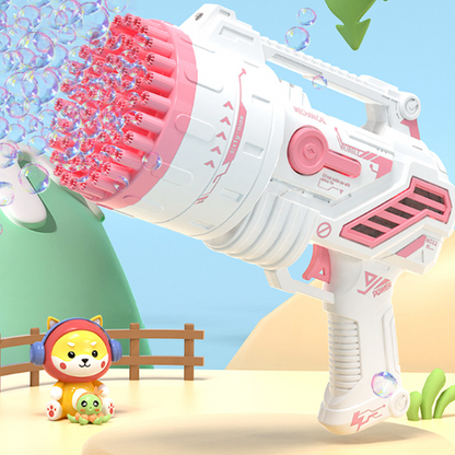 Macchina per bolle a pistola con 69 fori – Divertimento senza fine!