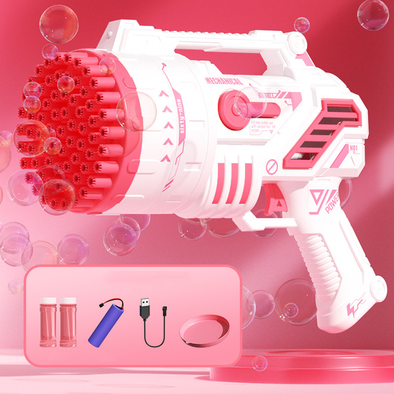 Macchina per bolle a pistola con 69 fori – Divertimento senza fine!