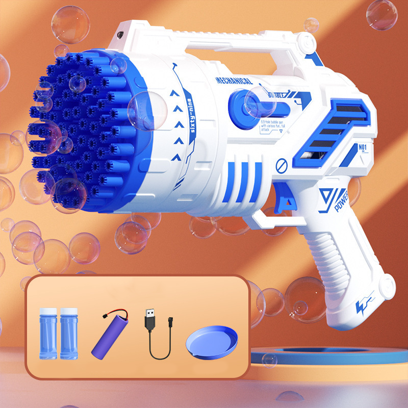 Macchina per bolle a pistola con 69 fori – Divertimento senza fine!