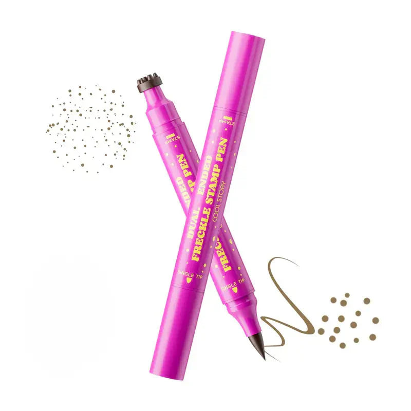 Penna per Lentiggini Impermeabile: Timbro per Lentiggini Finte ed Eyeliner a Punta Fine per Lentiggini Realistiche, a Lunga Durata e un Trucco Senza Sforzo