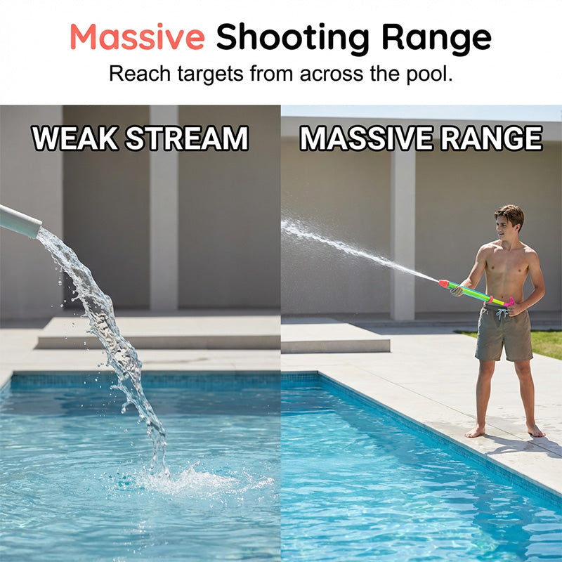 Pistola ad acqua a pompa per divertimento estivo