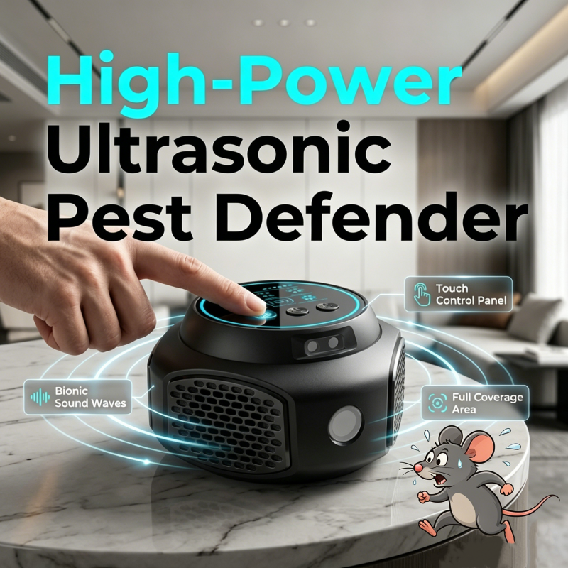 ⚡【Repellente ad ultrasuoni ad alta potenza】 – Topi e scarafaggi se ne vanno da soli – niente sostanze chimiche, niente uccisioni! 🚫🐭