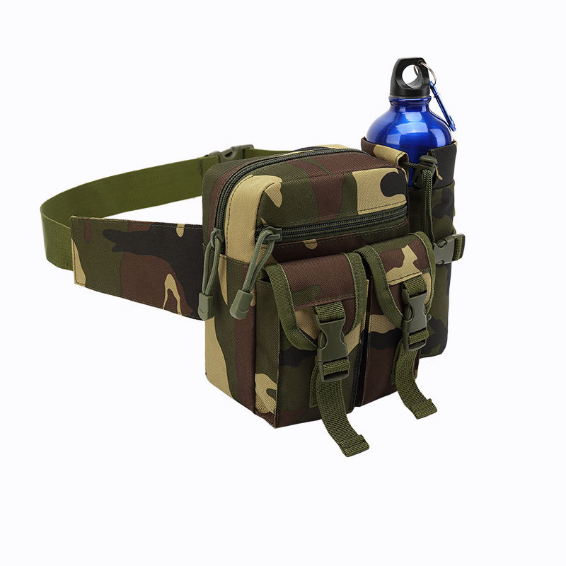 Marsupio Tattico Militare con Porta Borraccia Staccabile