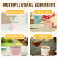 Tazza pieghevole portatile in silicone da 240 ml