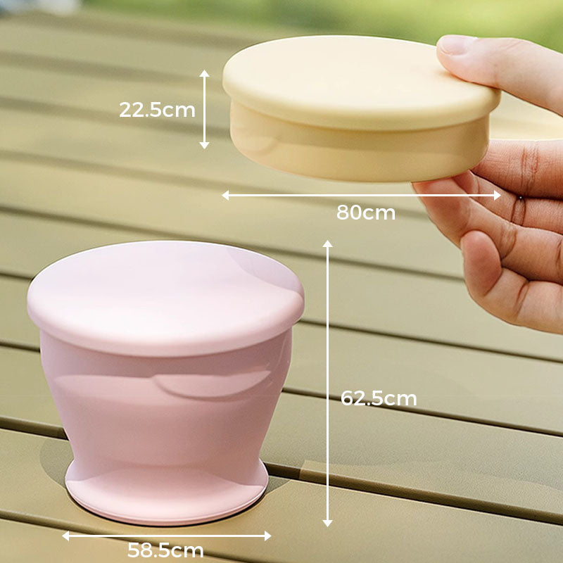 Tazza pieghevole portatile in silicone da 240 ml