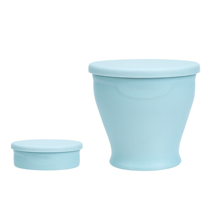 Tazza pieghevole portatile in silicone da 240 ml