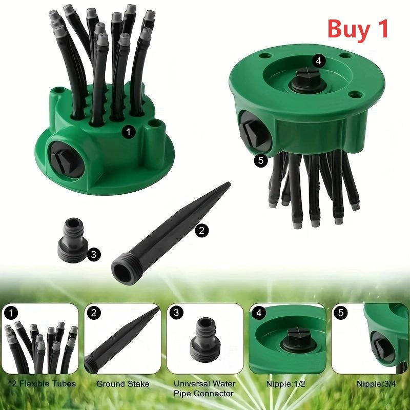 Irrigatore da giardino di precisione con copertura a 360°