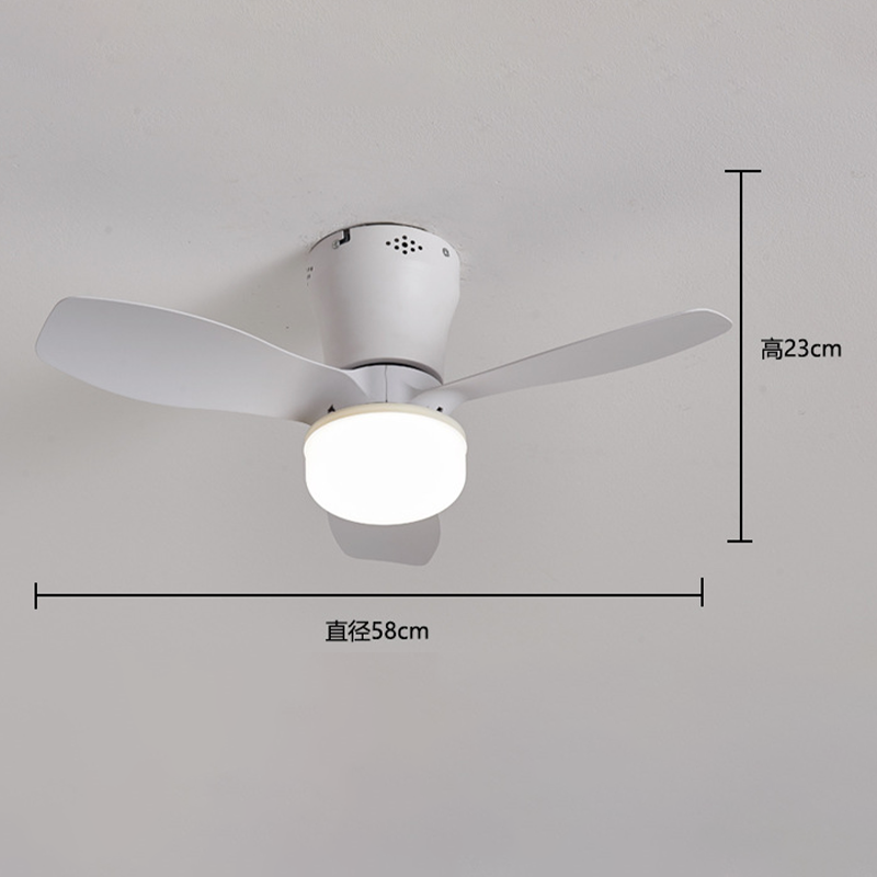 Ventilatore da Soffitto con Luce LED e Telecomando