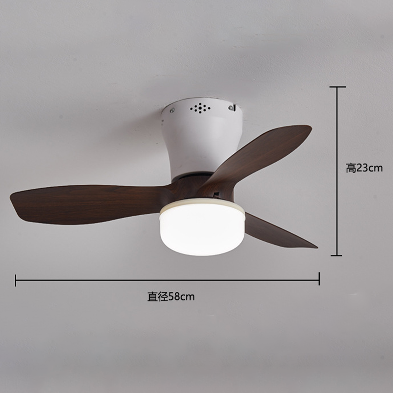 Ventilatore da Soffitto con Luce LED e Telecomando
