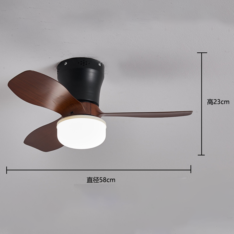 Ventilatore da Soffitto con Luce LED e Telecomando