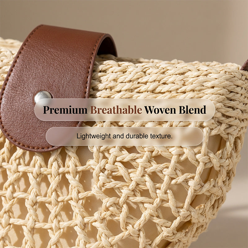 Borsa a tracolla intrecciata da donna