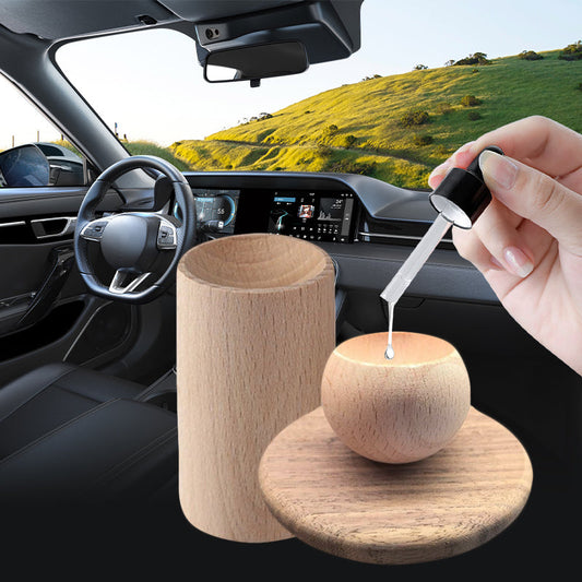 Diffusore riutilizzabile in legno naturale per oli essenziali