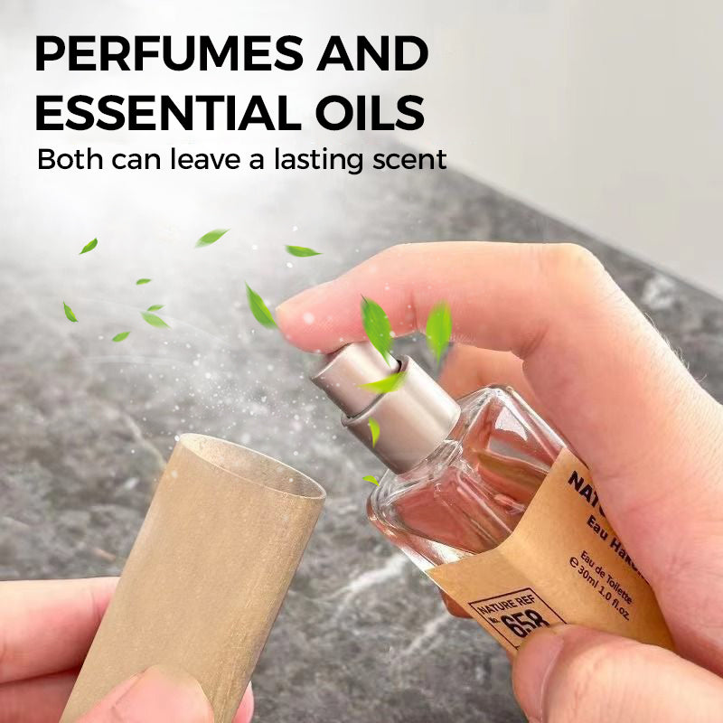 Diffusore riutilizzabile in legno naturale per oli essenziali
