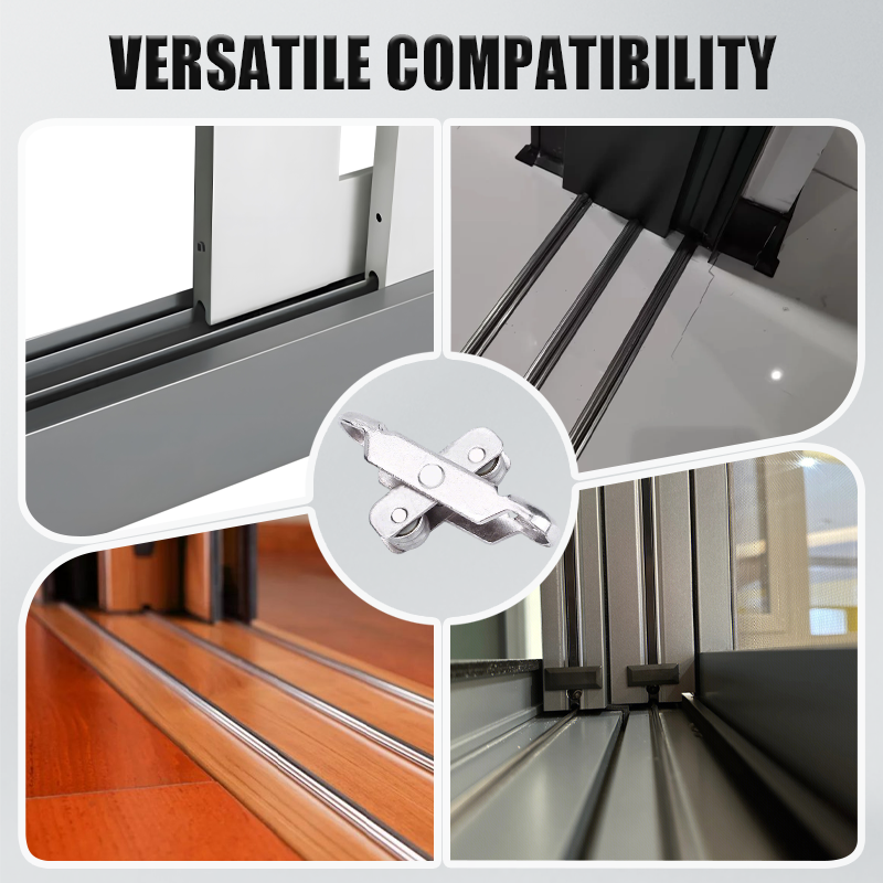 Carrucola in Lega di Zinco 80/88 per Finestre e Porte in PVC