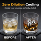 Pietre da whisky riutilizzabili in acciaio inox