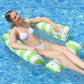 Sedia gonfiabile da piscina a strisce