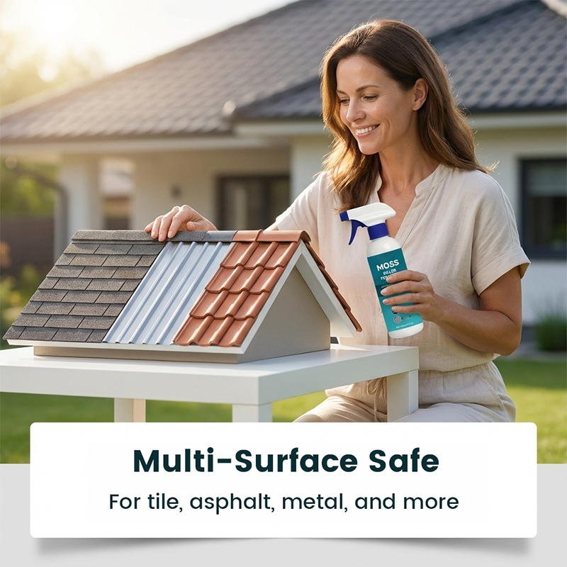 🌧️ Detergente spray multiuso per muo e alghe sui tetti – Spruzza, risciacqua e guarda come brilla! 🏠✨ Efficace contro il muschio, delicato sulle piante: un tetto pulito in pochi minuti. 🌿💧