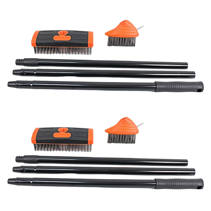 Set di spazzole metalliche 3 in 1 per diserbo