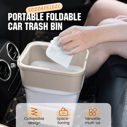 Cestino Porta Rifiuti per Auto Pieghevole
