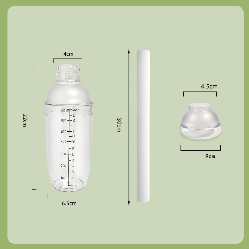 Set Shaker per Cocktail con Scala Graduata