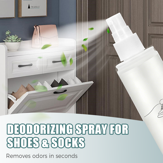Spray deodorante e antibatterico ad alta efficacia per scarpe e calze