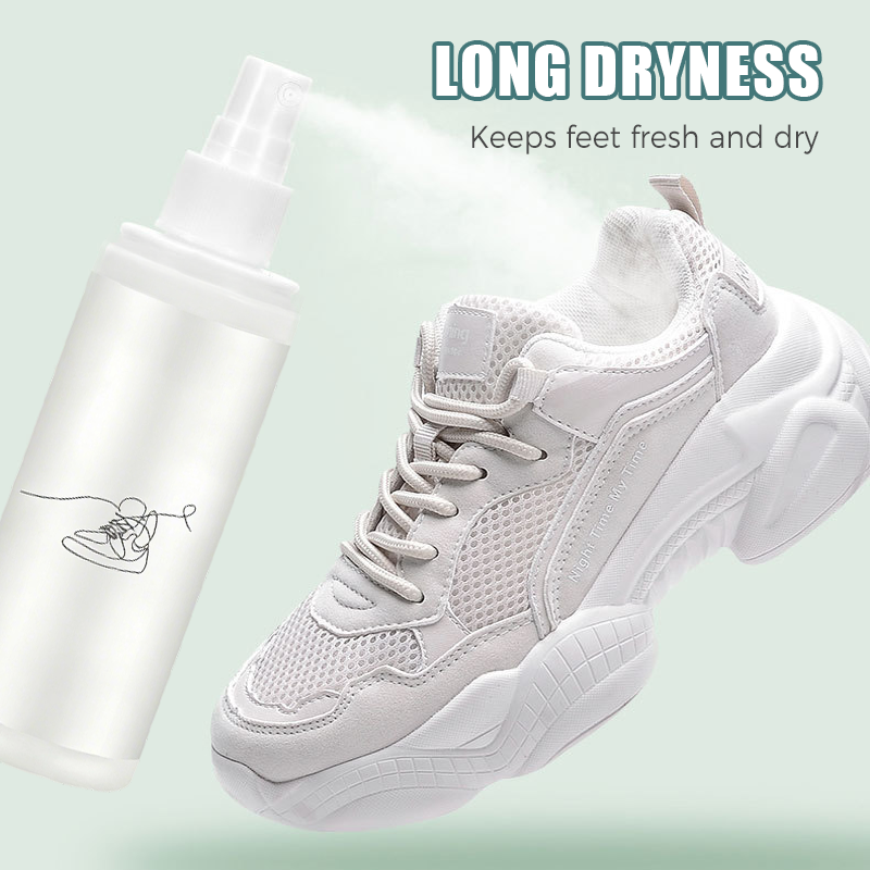 Spray deodorante e antibatterico ad alta efficacia per scarpe e calze