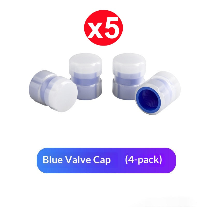 Cappucci per valvole pneumatici luminosi (set da 4)