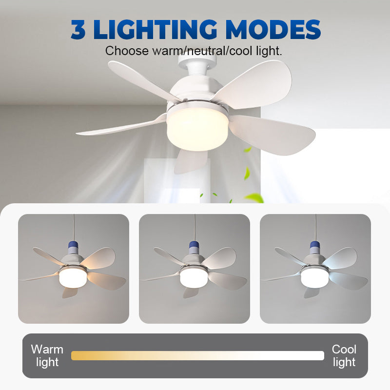 Ventilatore da soffitto 2 in 1 con telecomando e luce a LED