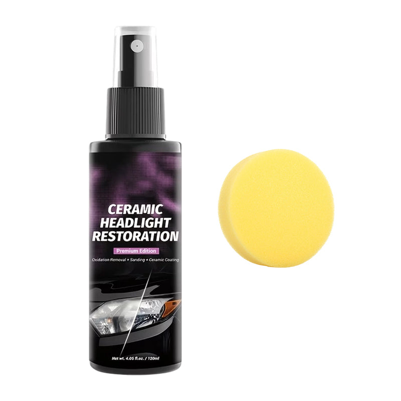 Spray per il ripristino dei fari con tecnologia ceramica