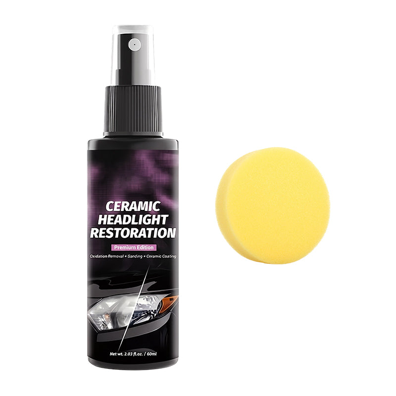 Spray per il ripristino dei fari con tecnologia ceramica