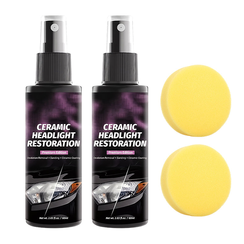 Spray per il ripristino dei fari con tecnologia ceramica