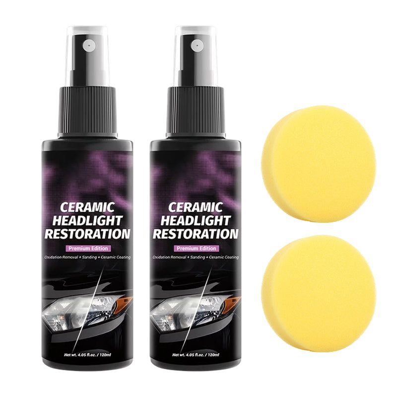 Spray per il ripristino dei fari con tecnologia ceramica