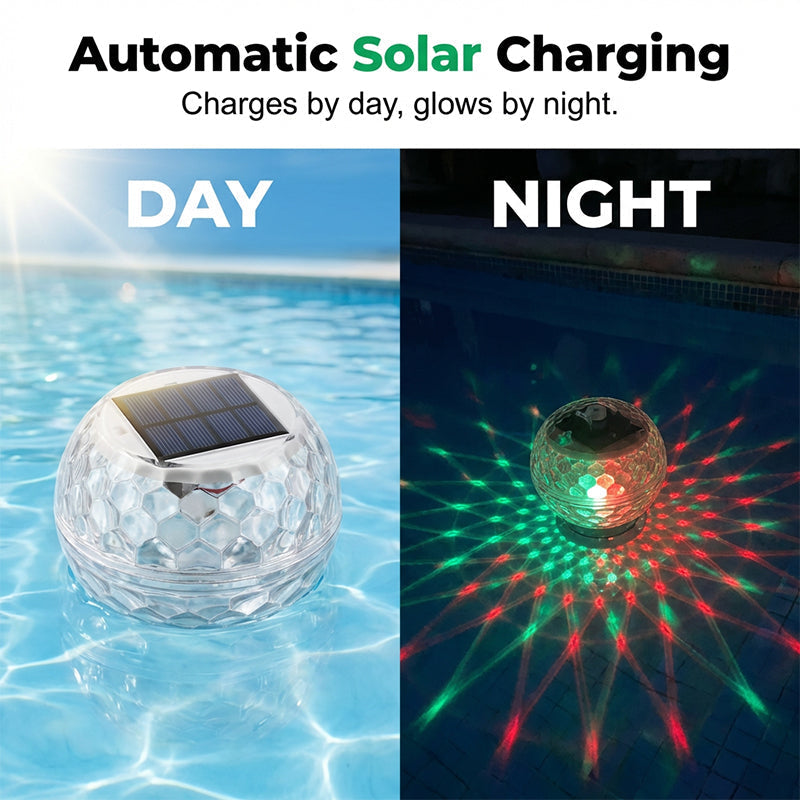 🔥Nuova offerta imperdibile❤️‍🔥Luci galleggianti per piscina ad energia solare