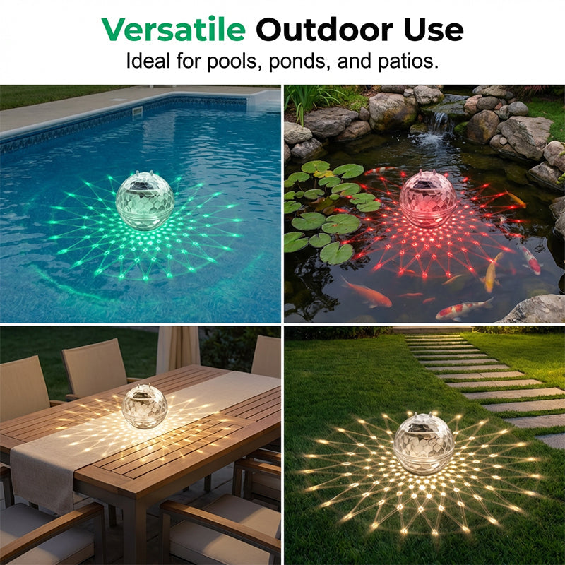 🔥Nuova offerta imperdibile❤️‍🔥Luci galleggianti per piscina ad energia solare