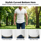 Camicia Henley slim fit a tinta unita da uomo
