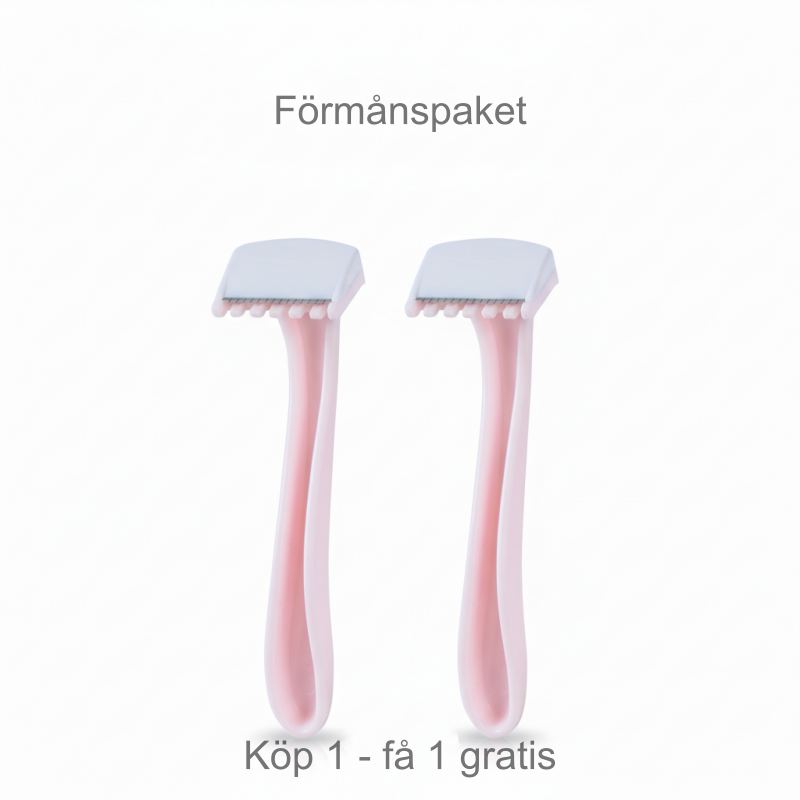 Precisionsrakhyvel för bikini och armhålor