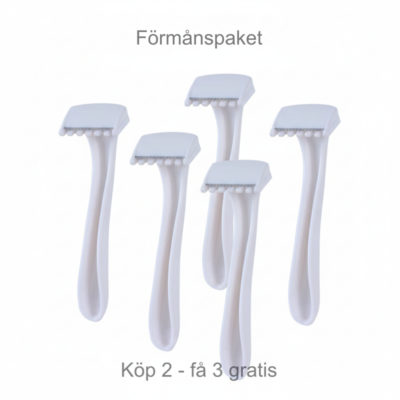 Precisionsrakhyvel för bikini och armhålor