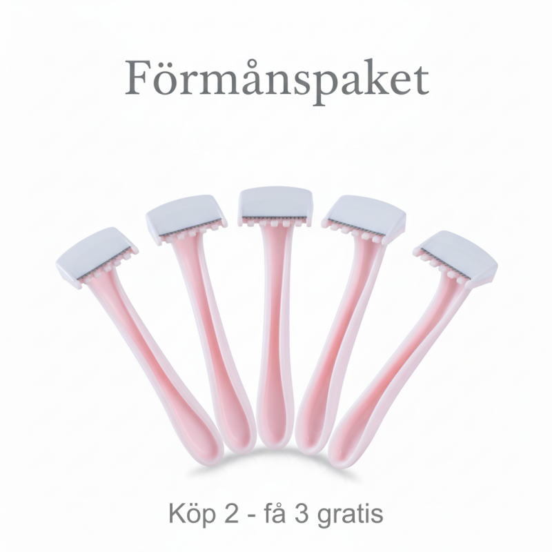 Precisionsrakhyvel för bikini och armhålor