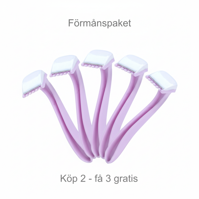 Precisionsrakhyvel för bikini och armhålor