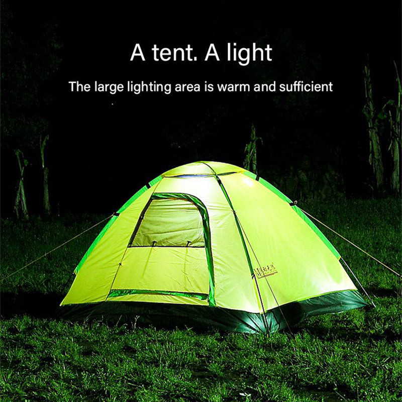 Lampada da campeggio a energia solare con braccio retrattile