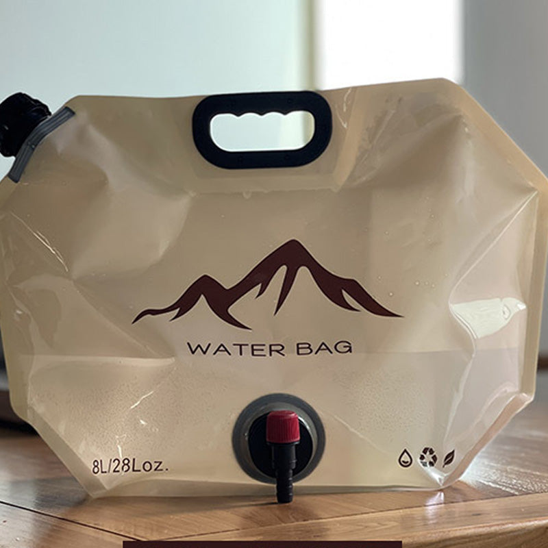Borsa contenitore per acqua pieghevole di grande capacità per esterni