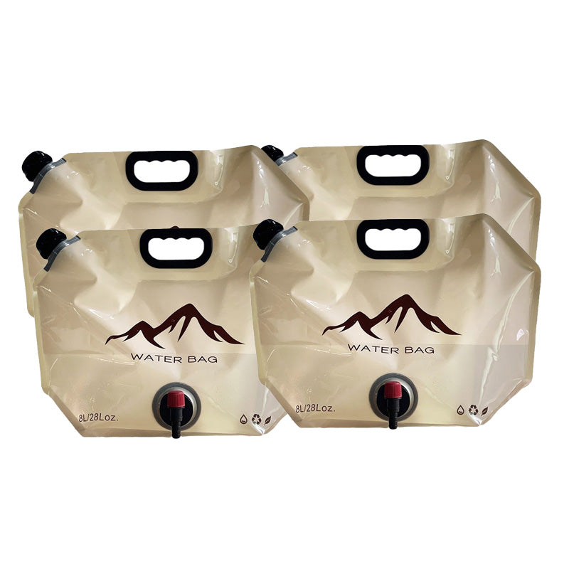 Borsa contenitore per acqua pieghevole di grande capacità per esterni