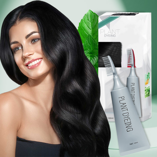 🥳2026 Hot Selling Item🥳💞 Over 50,000 units sold! 🌿🪥 50% Off! Plant-based comb-type hair dye—naturally deepens hair color. Gentle and chemical-free! 🌸✨