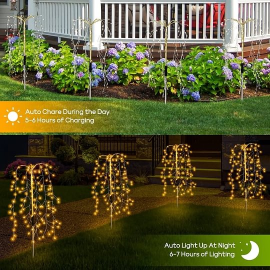 Luci solari da giardino - Decorazione per esterni