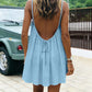 👗 50% SCONTO! ☀️ Miniabito estivo con schiena scoperta e spalline sottili – Leggero e casual – Perfetto per la spiaggia, i festival o le calde giornate estive – Design fresco e giocoso 🌊✨