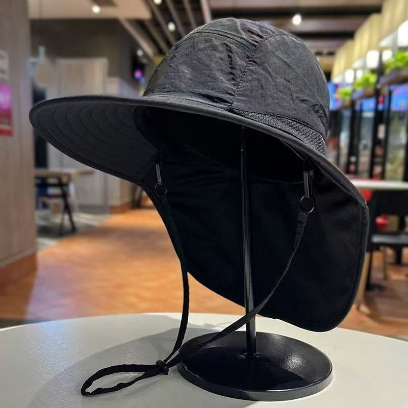 Cappello da pescatore unisex pieghevole con protezione solare