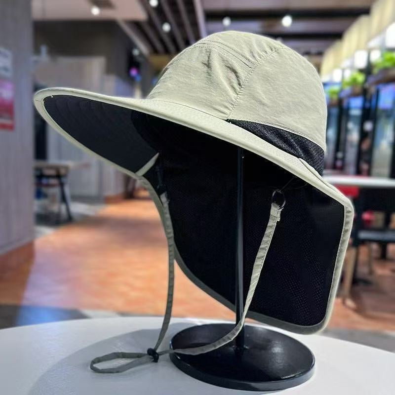 Cappello da pescatore unisex pieghevole con protezione solare